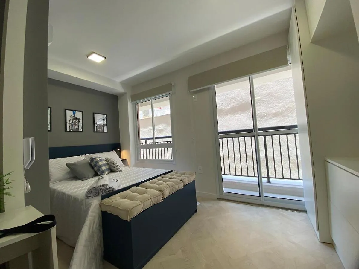Blue Elegance 2 - Apartamento Aconchegante Na Bela Vista Sao Paulo